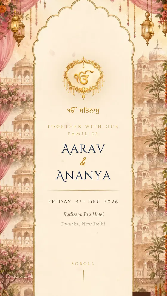 The Anand Vilas invitation