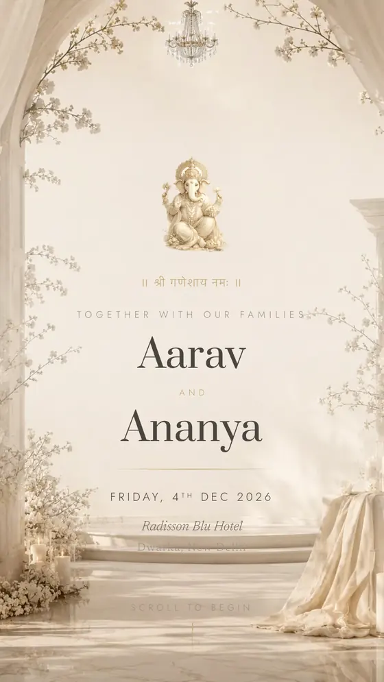 The Royale Pavilion invitation